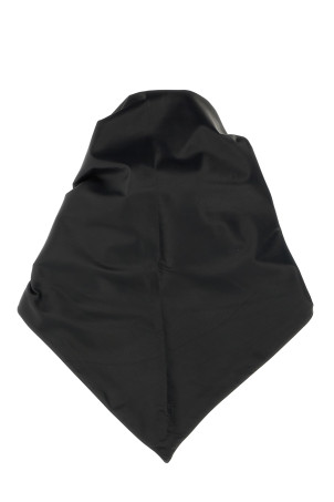 '26' scarf Black