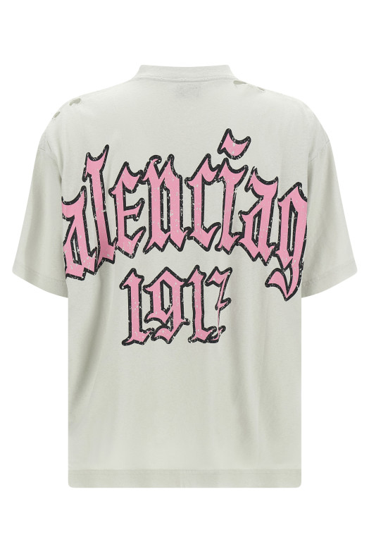 Футболка «Blackletter Script» бежевая 831305TSVW49012 Футболка «Blackletter Script» бежевая 831305TSVW49012