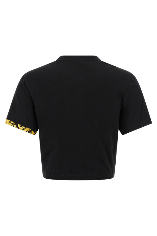 'Barocco' double layer T-shirt Black 'Barocco' double layer T-shirt Black
