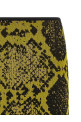 Python jacquard skirt Yellow