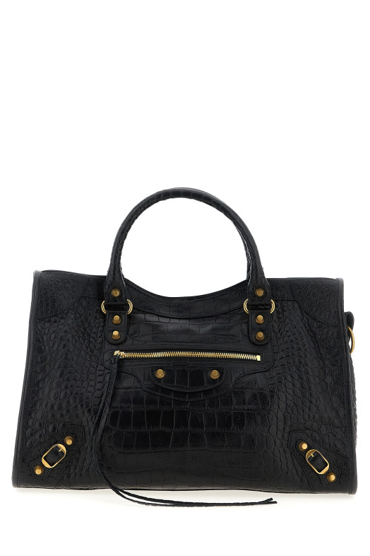 BALENCIAGA 'Le City Bag M' ручна сумка Чорна 8230582AB091000 BALENCIAGA 'Le City Bag M' ручна сумка Чорна 8230582AB091000