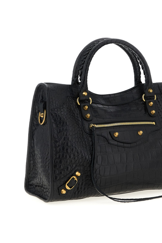 BALENCIAGA 'Le City Bag M' ручна сумка Чорна 8230582AB091000 BALENCIAGA 'Le City Bag M' ручна сумка Чорна 8230582AB091000