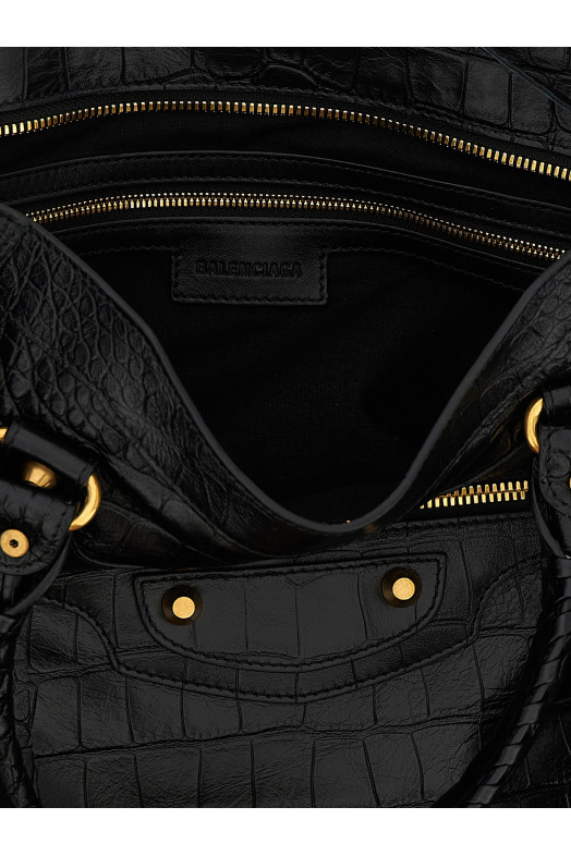 BALENCIAGA 'Le City Bag M' ручна сумка Чорна 8230582AB091000 BALENCIAGA 'Le City Bag M' ручна сумка Чорна 8230582AB091000