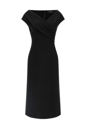 Сукня-кроксавр Чорна ERMANNO SCERVINO D472Q763EWP95708 Сукня-кроксавр Чорна ERMANNO SCERVINO D472Q763EWP95708