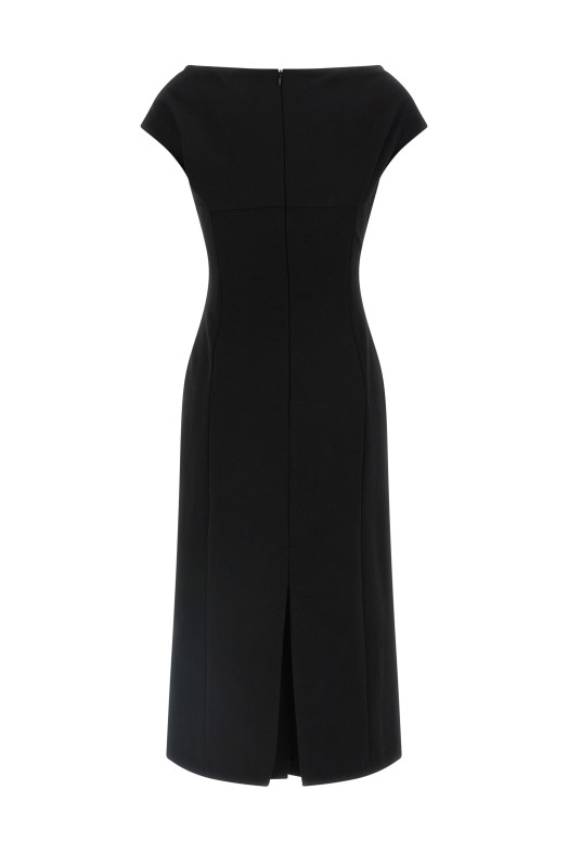 Платье-кроссовер Черное ERMANNO SCERVINO D472Q763EWP95708 Платье-кроссовер Черное ERMANNO SCERVINO D472Q763EWP95708