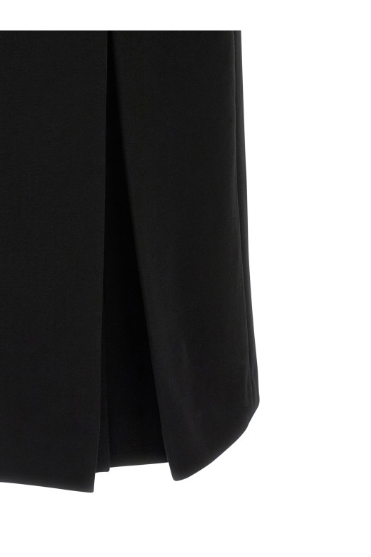 Платье-кроссовер Черное ERMANNO SCERVINO D472Q763EWP95708 Платье-кроссовер Черное ERMANNO SCERVINO D472Q763EWP95708