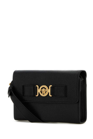 Чорна шкіряна сумка через плече Medusa Biggie VERSACE (10128861A10544) Чорна шкіряна сумка через плече Medusa Biggie VERSACE (10128861A10544)