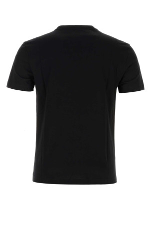 Black cotton t-shirt VERSACE (10142261A10088) Black cotton t-shirt VERSACE (10142261A10088)
