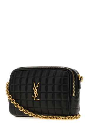 Чорна шкіряна сумка через плече Black SAINT LAURENT (764809AABVP) Чорна шкіряна сумка через плече Black SAINT LAURENT (764809AABVP)