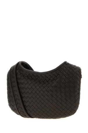 Темно-коричневая кожаная небольшая сумка через плечо Veneto BOTTEGA VENETA (836918V5RI1) Темно-коричневая кожаная небольшая сумка через плечо Veneto BOTTEGA VENETA (836918V5RI1)