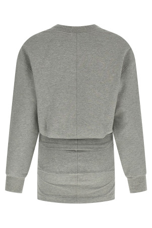 Draped mini dress Gray Draped mini dress Gray