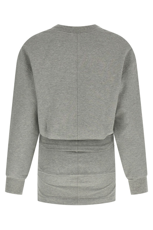 Draped mini dress Gray Draped mini dress Gray