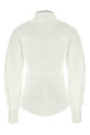 Рубашка с блестящим воротником, белая M0091NL936C159
