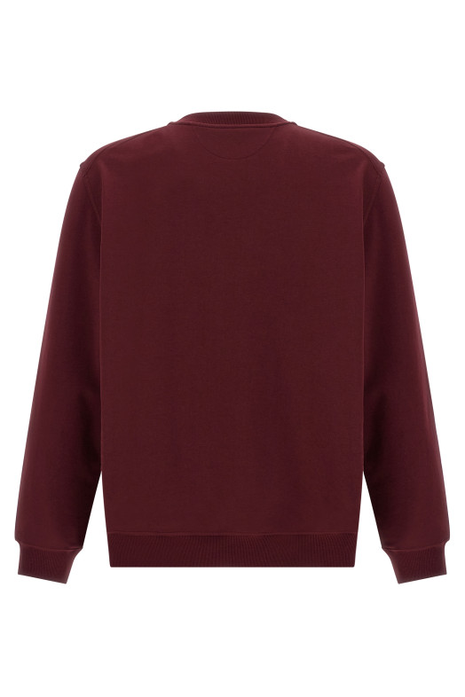 Techno cotton sweatshirt Bordeaux