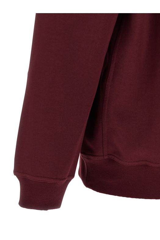 Techno cotton sweatshirt Bordeaux