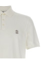 Piqué polo shirt White