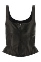 Peplos leather top Black Peplos leather top Black
