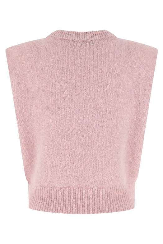 Жилет «Knit Cropped» Розовый 114280191191 Жилет «Knit Cropped» Розовый 114280191191