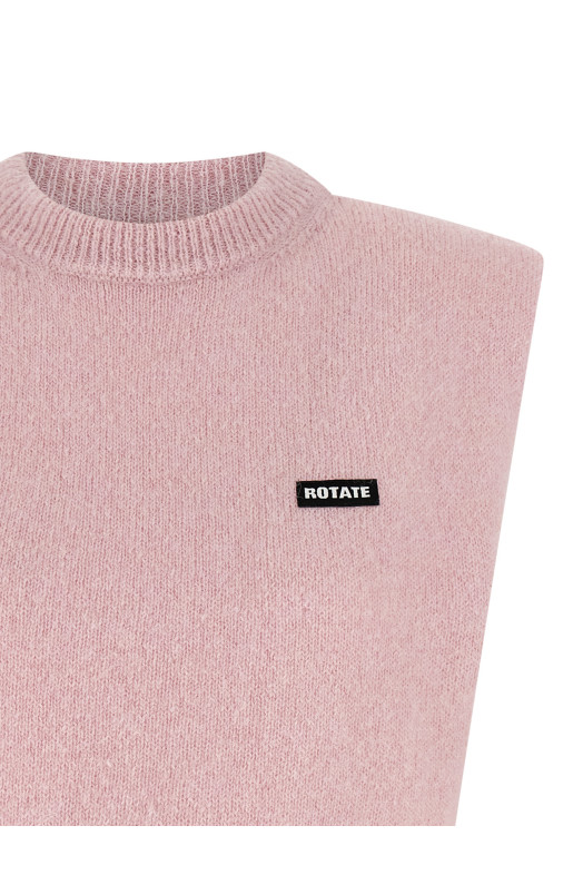 Жилет «Knit Cropped» Розовый 114280191191 Жилет «Knit Cropped» Розовый 114280191191