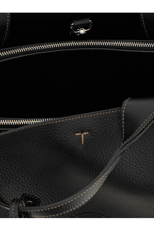 Міні шкіряна сумочка Чорна TOD'S XBWAPAFL100QRIB999 Міні шкіряна сумочка Чорна TOD'S XBWAPAFL100QRIB999