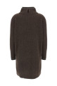 Двошарове плаття коричневе BRUNELLO CUCINELLI M16222A94CNE47 Двошарове плаття коричневе BRUNELLO CUCINELLI M16222A94CNE47