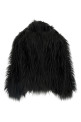 Eco fur long hair Black Eco fur long hair Black