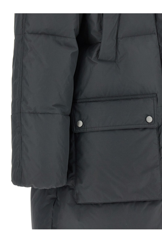 Куртка-пуховик «Shiny Zipper Pull» Сірий MG5019946C2126