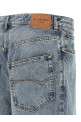 Джинсы с широкими брючинами BLUE BALENCIAGA 745213TRW556185