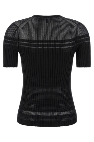 Ribbed T-shirt Black Ribbed T-shirt Black