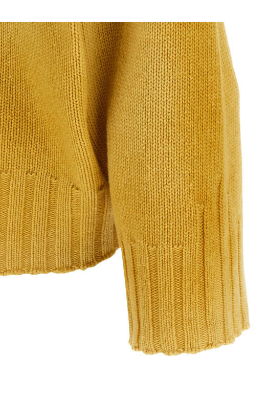 Светр з вишитим логотипом Жовтий THE ATTICO 251WCK00126198