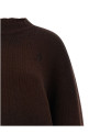 Светр з вишитим логотипом Коричневий THE ATTICO 251WCK00126064