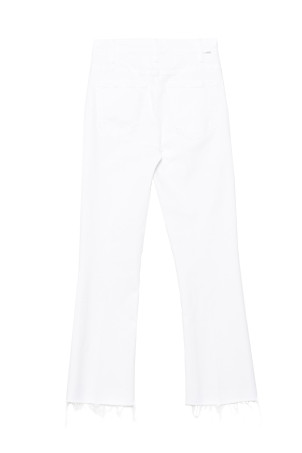 Джинсы The Hustler Ankle Fray' белые MOTHER (1117753FOT)