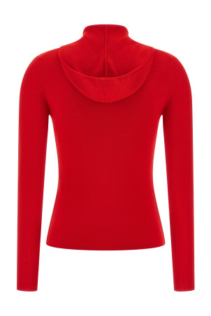 Кардиган з капюшоном Червоний VICTORIA BECKHAM 1325KTP006406ABRIGHTROSE Кардиган з капюшоном Червоний VICTORIA BECKHAM 1325KTP006406ABRIGHTROSE