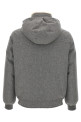 Шерлінгова куртка-бомбер з коміром Сірий BRUNELLO CUCINELLI MM4701606CEN55 Шерлінгова куртка-бомбер з коміром Сірий BRUNELLO CUCINELLI MM4701606CEN55