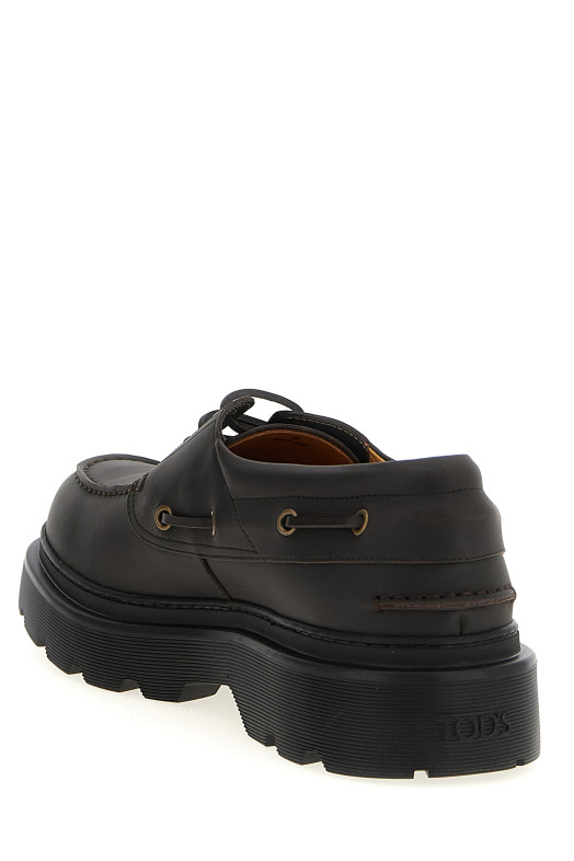 Leather Boat Shoe Brown Leather Boat Shoe Brown