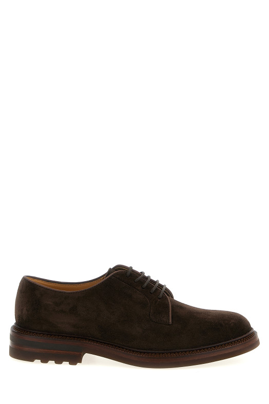 Suede derby Brown Suede derby Brown