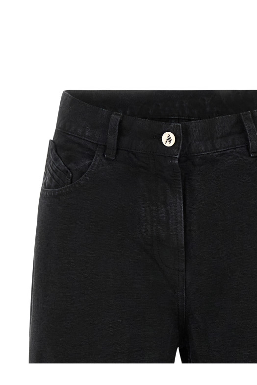Cut-out jeans Black Cut-out jeans Black