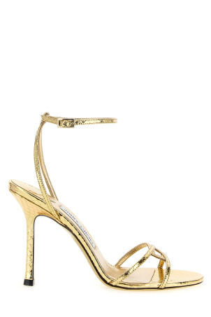 JIMMY CHOO '1998 Leo 100' сандалии Gold 1998LEO100WAPGOLD JIMMY CHOO '1998 Leo 100' сандалии Gold 1998LEO100WAPGOLD