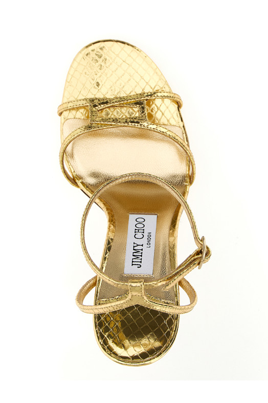 JIMMY CHOO '1998 Leo 100' сандалии Gold 1998LEO100WAPGOLD JIMMY CHOO '1998 Leo 100' сандалии Gold 1998LEO100WAPGOLD
