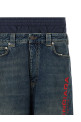 Джинсы с вставками для бега Blue BALENCIAGA 831646TSW714011 Джинсы с вставками для бега Blue BALENCIAGA 831646TSW714011