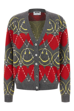 MOSCHINO 'Smiley®' кардиган Multicolor A092455021506 MOSCHINO 'Smiley®' кардиган Multicolor A092455021506
