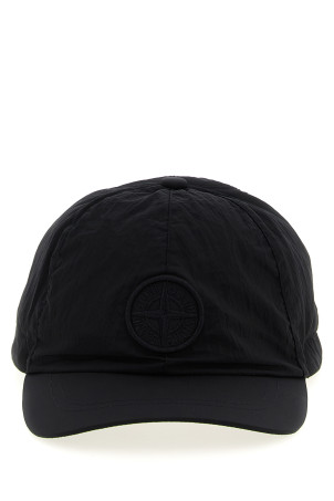 Кепка з логотипом, чорна STONE ISLAND JUNIOR K2S169100002S0064V0029 Кепка з логотипом, чорна STONE ISLAND JUNIOR K2S169100002S0064V0029