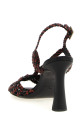 Двухцветные сандалии Черно-серые ETRO WS4F0026AE259S8464