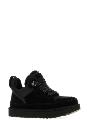 Чорні замшеві та сітчасті кросівки Lowmel Black UGG (1170750)