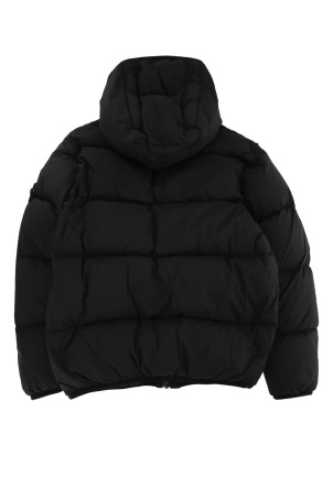 SHORT PARKA Black STONE ISLAND KIDS (410001728) SHORT PARKA Black STONE ISLAND KIDS (410001728)
