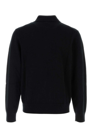 Чорна поло з кашемірової суміші BURBERRY (8113157)