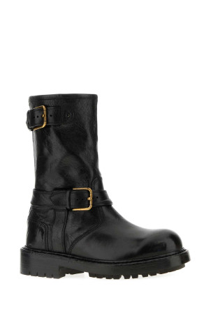 Чорні шкіряні чоботи Bernini Чорні DOLCE & GABBANA (A70032AW352) DOLCE & GABBANA Чорні шкіряні чоботи Bernini Чорні DOLCE & GABBANA (A70032AW352) DOLCE & GABBANA