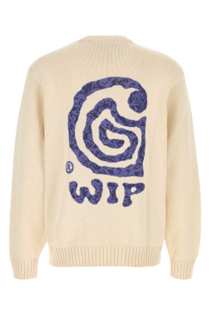 Ivory cotton blend Helix Sweater CARHARTT WIP (I036731) Ivory cotton blend Helix Sweater CARHARTT WIP (I036731)
