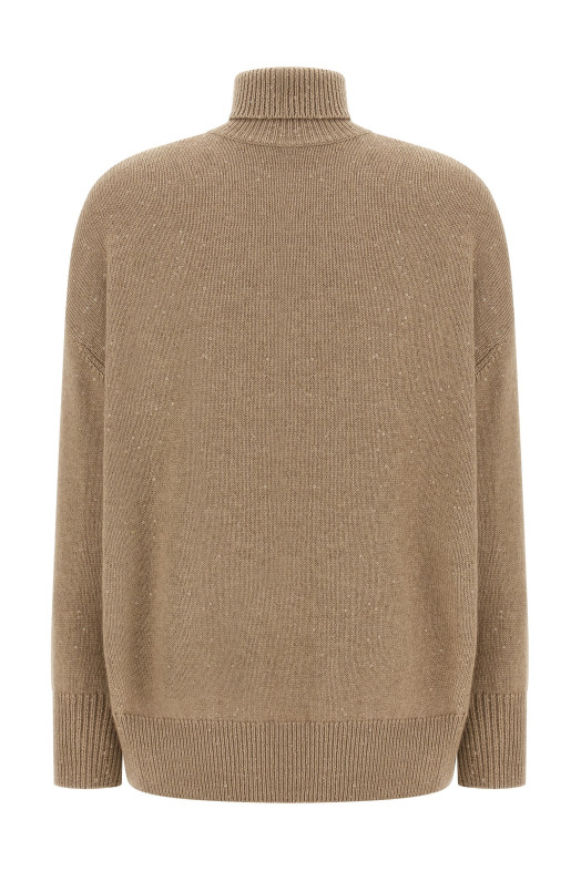 Sequin sweater Brown