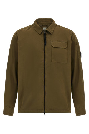 Куртка-накидка на молнии Зеленая C.P. COMPANY RCCMOS705A110143G683